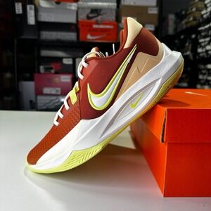 Nike Precision VI (Womens Size 10.5) Shoes FV1894 800 Rugged Orange Lt Lemon